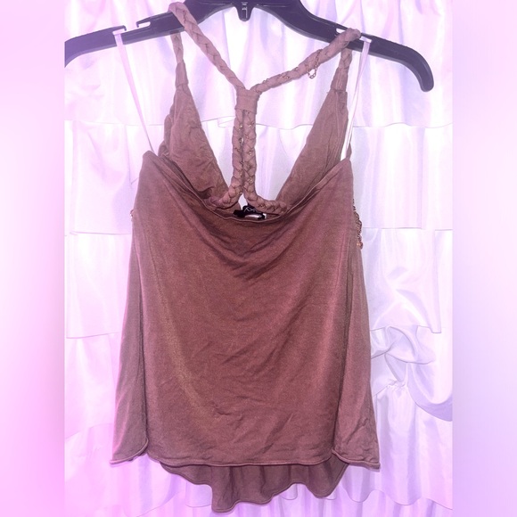 Sky brown halter top - Picture 4 of 4